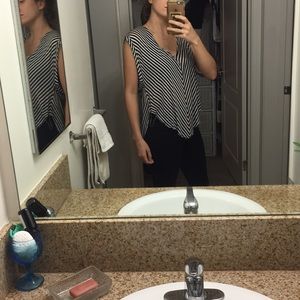 Striped lightweight tee